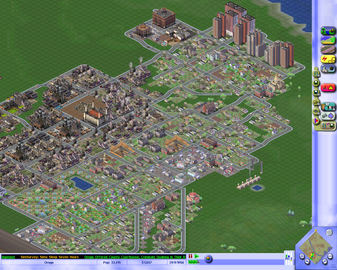 City in Sim City 3000